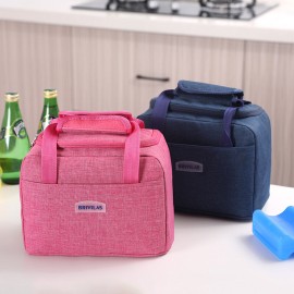 1 Piece Portable Lunch Bag Aluminum Foil Thermal Food Bag Cooler Bag