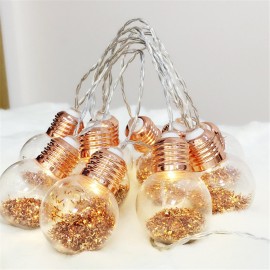 10 LED Bulbs String Lights Fairy Lamp Yard Garden Wedding Home Decorative Night Light