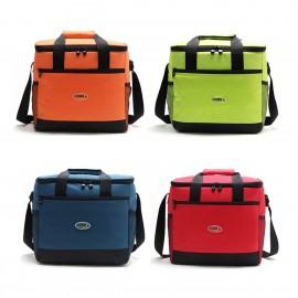 16L Insulated Oxford Cloth Lunch Bag Cooler Aluminum Foil Food Thermos Large Bento Bag