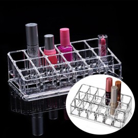 18/36 Lipstick Holder Jewelry Box Cosmetic Organizer Storage Boxs Makeup Display Stand Case