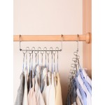 1PC 12 Holes Clothes Hanger Multi-function Drying Rack Magic Hangers Folding Rotating Storage Hanger For Pants Clothes Wardrobe Organizer