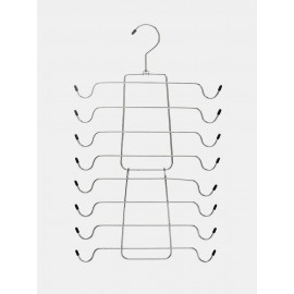 1PC 8 Layers Underwear Hanger Multi-layers Drying Rack Magic Hangers Folding Save Room Storage Hanger