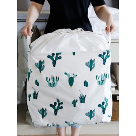 1PC Large Capacity Waterproof Quilt eam Opening Storage BasketCartoon Pattern Foldable Cloth Bra Jacket Storage Bag