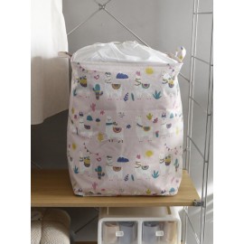 1PC Large Capacity Waterproof Quilt eam Opening Storage BasketCartoon Pattern Foldable Cloth Bra Jacket Storage Bag