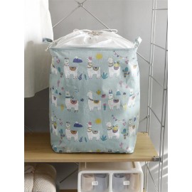 1PC Large Capacity Waterproof Quilt eam Opening Storage BasketCartoon Pattern Foldable Cloth Bra Jacket Storage Bag