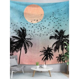 1PC Summer Beach Landscape Printing Tapestry Home Decor Living Room Bedroom Photo Prop Wall Art Tapestries