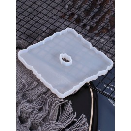 1PCS DIY Making Set Irregular Shape Pattern Pendant Mirror Crystal Epoxy Silicone Mold Handmade Art Home Decor Storage Bag Tea Cup Holder