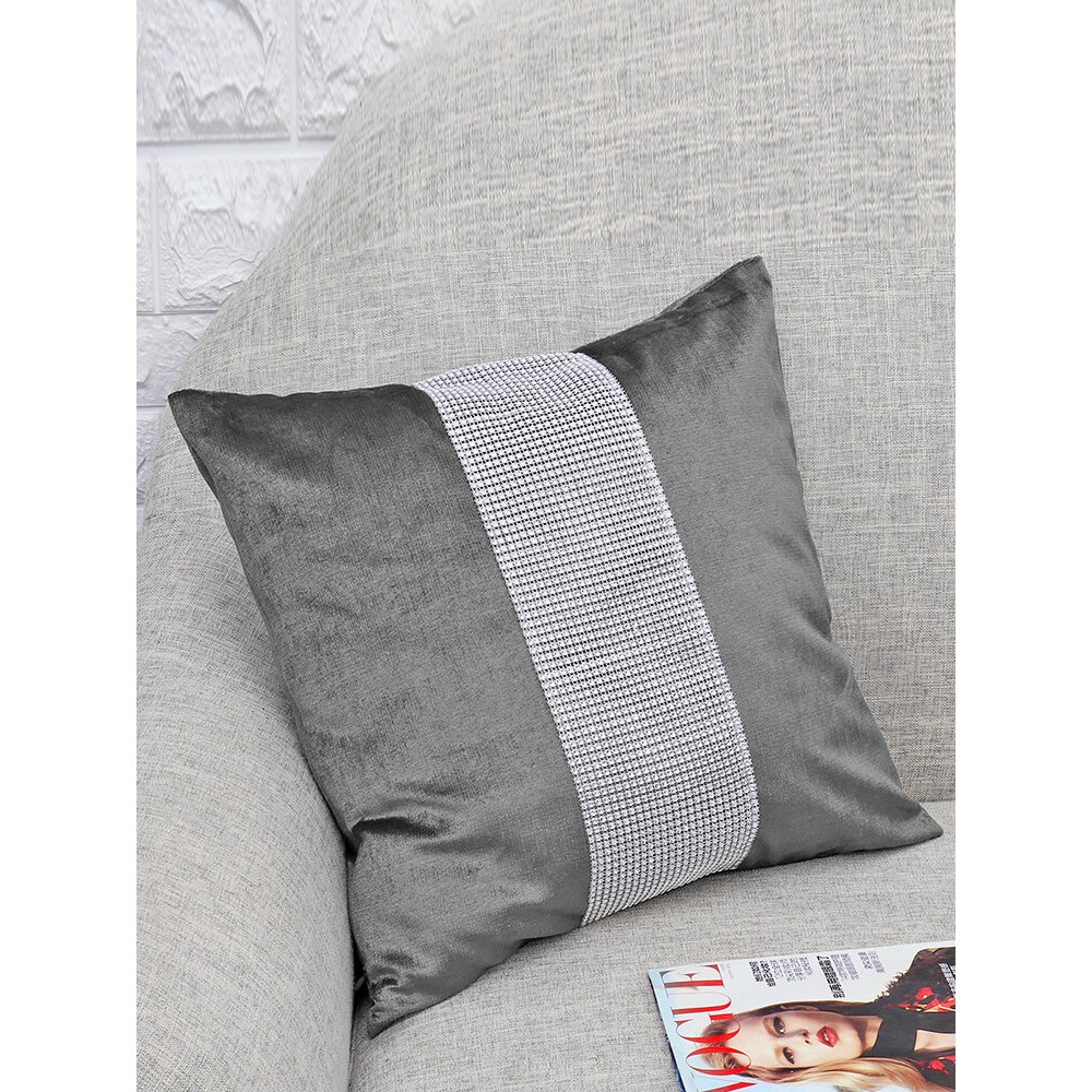 1Pc Plush Cushion Cover Decoration Stripe Pattern Fluffy Soft Pillow Case Home Sofa Throw Pillows