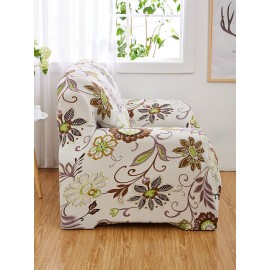 1Pcs Floral Pattern Elastic Sofa Cover 1/2/3/4 Seats L-shape Sectional Cover Couch Cover Living Room Furniture Protector