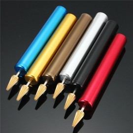 1pcs For Leather Craft DIY Brass Head Leather Edge Oil Craft Pen Random Color