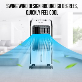 220V Portable Air Conditioner Conditioning Fan Humidifier Cooler with Remote Control 3 Gear Wind Speeds