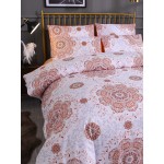 2/3 Pcs Bohemian National Style Floral Overlay Print Comfy Bedding Set Duvet Cover Pillowcase