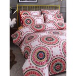 2/3 Pcs Bohemian National Style Geometric Pattern Comfy Bedding Set Duvet Cover Pillowcase