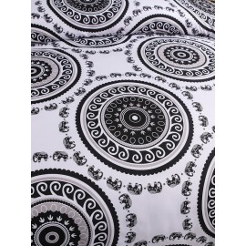 2/3 Pcs Bohemian National Style Geometric Pattern Comfy Bedding Set Duvet Cover Pillowcase