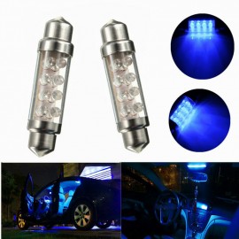 2/4/10pcs 42mm 8 LED Car Interior Plate Number Light Dome Festoon Reading Bulbs