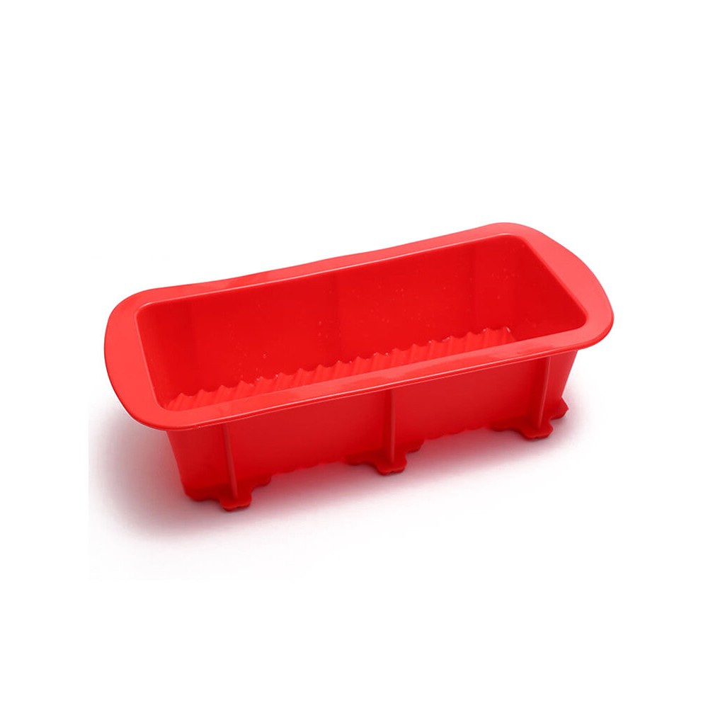 26.5*12.5*6.5cm Silicone Cake Mold Oven Baking Tools High Temperature Rectangular Cake Baking Pan