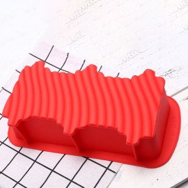 26.5*12.5*6.5cm Silicone Cake Mold Oven Baking Tools High Temperature Rectangular Cake Baking Pan