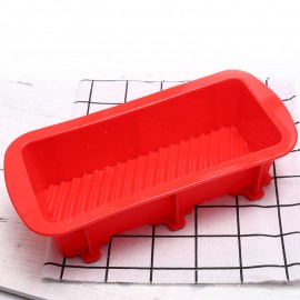 26.5*12.5*6.5cm Silicone Cake Mold Oven Baking Tools High Temperature Rectangular Cake Baking Pan