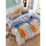 3 Or 4Pcs Leaves Printed Bedding Set Duvet Cover Sets Bed Include Bed Sheet Pillowcase