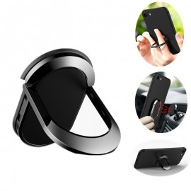 3 in 1 Metal Strong Adhesive 360 Degree Rotation Finger Ring Stand Phone Holder