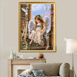 30x43cm 5D DIY Tender Love Diamond Painting Resin Full Rhinestone Home Decoration Figure Cross-stitch Kit