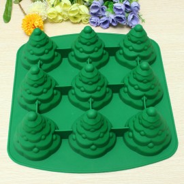 3D Christmas Tree Cake Mould Silicone Cookie Chocolate Baking Mold Multi Function Kitchen AAccessorie.s