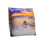 3D Double-sided Ocean Beach Sunset Printed Art Throw Pillowcases Home Sofa Office Car Cushion Cover