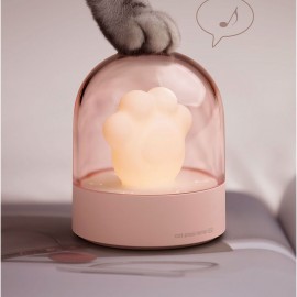 3Life 006 Creative Cat Paw Musical Night Light USB Charging LED Night Light Built In Music Player