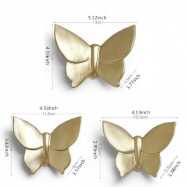 4 Colors 3D Resin Butterfly for Wall Poster HOME Decoration TV Back ground Wall Decoration Resin Artware Stickers