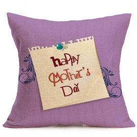 43x43cm Mother’s Day Cotton Linen Pillow Case Cushion Cover Home Car Decor