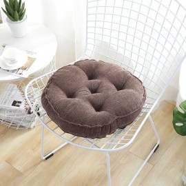 45cm Diametre Thick  Round Seat Cushion PP Cotton Filling Sofa Chair Sit Pad Tatami Yoga Seat Mat