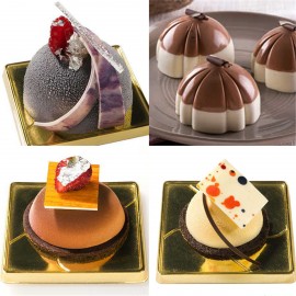 5 Cavity Silicone Bread Cake Chocolate Fondant Mold Mousse Pastry Baking Tools