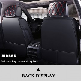 5-Seat Universal Auto Car Covers Front Rear Head Rests Full Set Protector