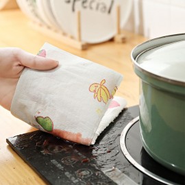 50 PCS Disposable Kitchen Dishcloth Dry And Wet Dual-Use Lazy Rag Non-Woven Cloth Does Not Shed Hair Can Be Washed