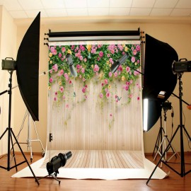 5x7FT Flowers Board Vinyl Photography Backdrop Background Studio Prop