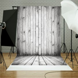 5x7FT Vinyl Wood Wall Floor Photography Background Photo Studio Backdrop