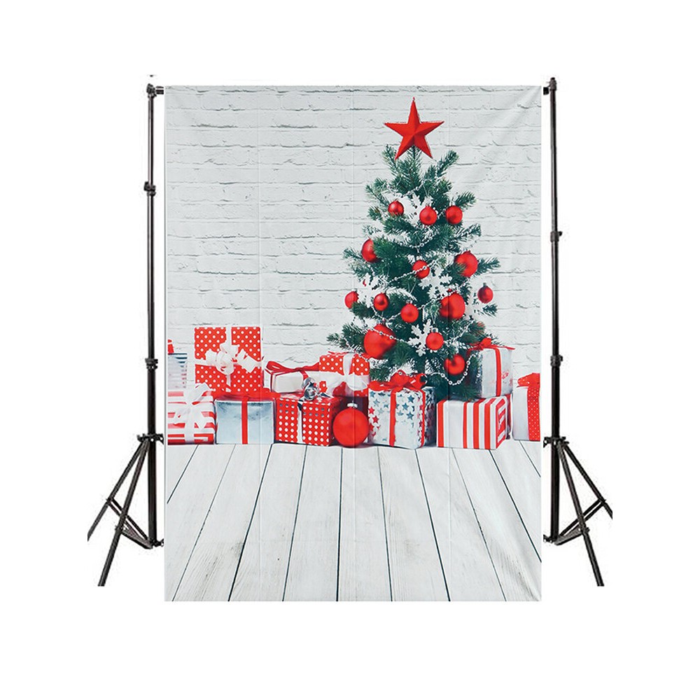 5x7ft Christmas Tree Photography Backdrop Portrait Wall Photo Studio Background