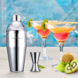 7Pcs Stainless Steel Cocktail Shakers Mixer Drink Bartender Bar Set Tools Kit