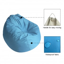 80x90cm Waterproof Oxford Cloth Bean Bag Chair Covers for Adult Teenagers Indoor Outdoor Beans Cover