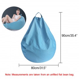 80x90cm Waterproof Oxford Cloth Bean Bag Chair Covers for Adult Teenagers Indoor Outdoor Beans Cover