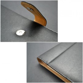 A4 Imitation Leather 3 Hole Folder Business Manager Multilayer Folder With A Calculator