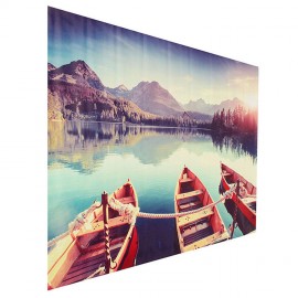 Art Painting Lake Boat Ship Modern Picture Oil Canvas Wall Art Frameless Living Room Bedroom Home Decor