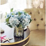 Artificial California Hydrangea Silk Flower for Wedding Party Festival Decorations Leading Way Silk