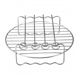 BBQ Grill Air Fryer Tray Rack   Brush Gloves for NuWave Brio 6 QT/Phillips Walita XL