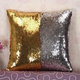 Bicolor Sequins Boster Case European Style Mermaid Pillow Case