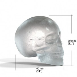 Big Skull Ice Mold Silicone Single Hole Skull Ice Lattice Creative Horror Big Ice Lattice Thickened Ice Maker