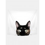 Black Cat Pattern Tapestry Art Home Decoration Living Room Bedroom Decoration