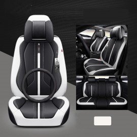 Car 5 Sits Cover Cushion Set 6D Surround Breathable Luxury Seat Protector New