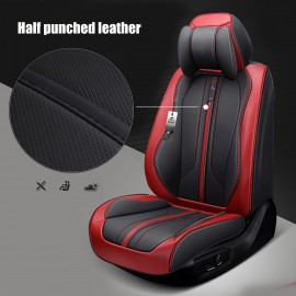 Car 5 Sits Cover Cushion Set 6D Surround Breathable Luxury Seat Protector New