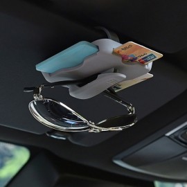 Car Sun Visor Card Holder Multi-function Car Slot Parking Card Storage Box